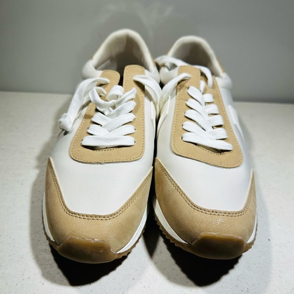 MIA Women's Cream and White Trainers 9 - Picture 3 of 8